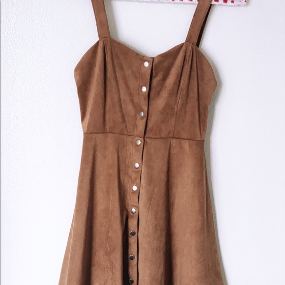 Forever 21 | Dresses | Suede Button Up Dress